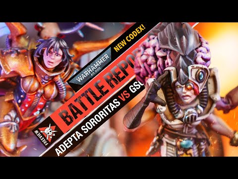 *DOUBLE NEW CODEX!* Adepta Sororitas vs Genestealer Cults | Warhammer 40k Battle Report