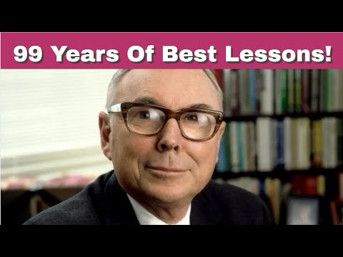 Charlie Munger's 99 Years of Best Interview Life Lessons in 1 Video!