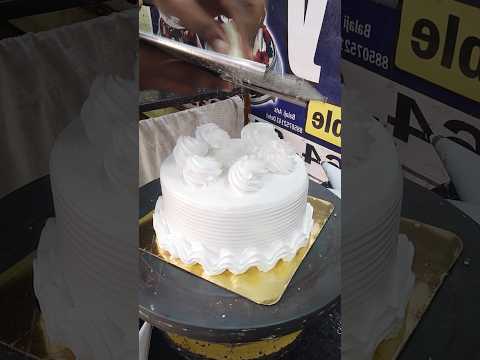 Beauty of white cake 😍 nozzle cake design #funny #cake #shortsfeed #explore #ytshorts #viralshorts