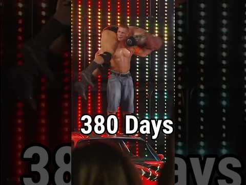 John Cena Longest Title Reign #shorts # #wrestlekar #viral