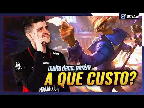 Azir de PRESSIONE O ATAQUE: Muito dano (em champions e estruturas!), mas vale a pena?! 🐦