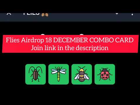 FLIES AIRDROP 18 DECEMBER COMBO CARD