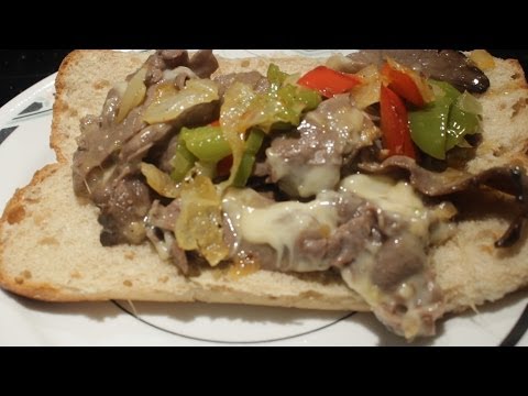 Easy Quick Philly Cheese Steak Sandwich Cheap version