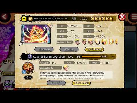 40% Evasion, 100% Resistance Hokage Naruto in Fortress Defence - Ninja Voltage NxB