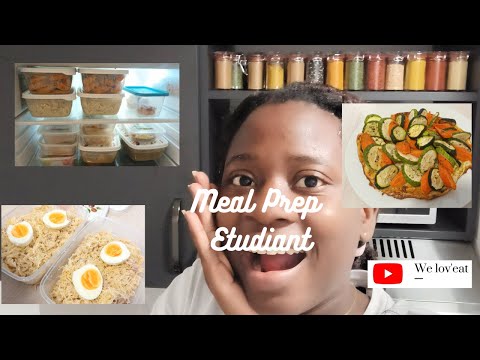 Meal Prep Spécial Etudiant Fauché [4 Recettes Pour Une Semaine]🥰