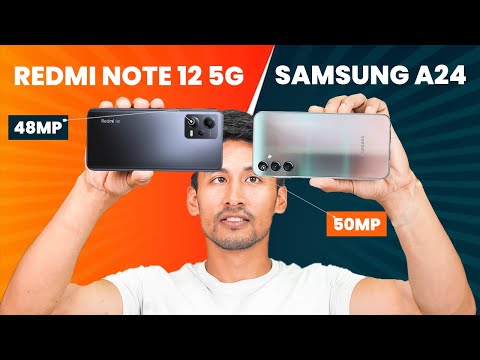 Samsung A24 vs Redmi Note 12 5G *Camera Comparison*