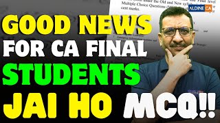 Breaking News | ICAI Biggest Announcement CA final November 2024 @AldineHO