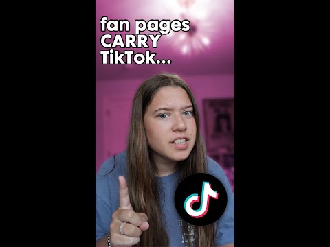 why fanpages CARRY TikTok...