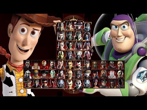 Mortal Kombat 9 - WOODY TOY STORY & BUZZ LIGHTYEAR - Expert Tag Ladder - Gameplay @(1080p) - 60ᶠᵖˢ ✔