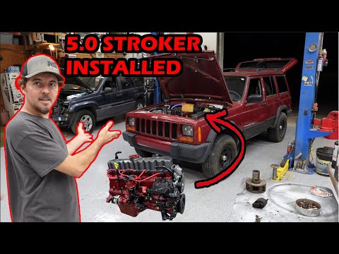 New Home, New Power: Watch My Jeep 5.0 Stroker Build In Action!