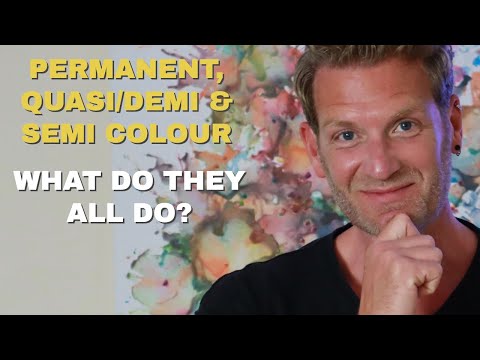 TYPES OF HAIR COLOR/ HOW TO USE PERMANENT, DEMI AND SEMI COLOR