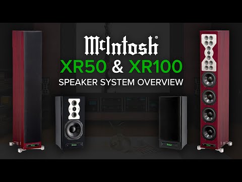 McIntosh XR50 Bookshelf Speaker & XR100 Floorstanding Speaker Overview | Bring the Concert Home! 🔊