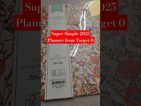 Simple Planner from Target| Great for high-level planning