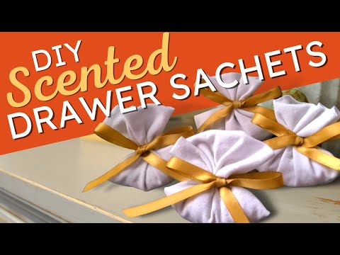 No-Sew DIY Scented Drawer Sachets  |  Frugal Living Hacks