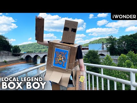 Box Boy Wanders The Streets Making People Smile