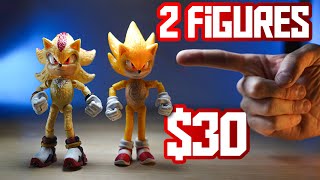 The Super Sonic Figures are WAY too good for $30 - Shooting and Reviewing