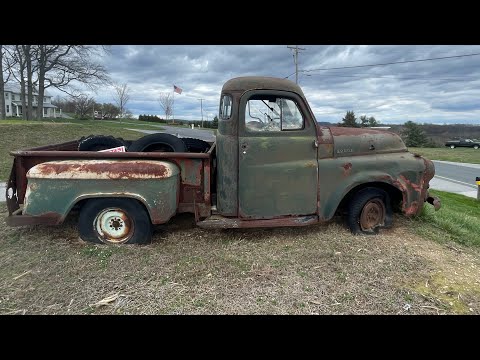 I found a 1949 Dodge Pickup Abandoned next to the road