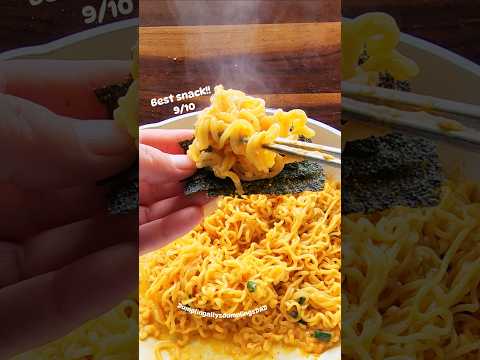 Easy Cheesy Shin ramen? 🤍🐇 #ramennoodles #asmr #foodasmr #shinramen #cheeseramen #asmrfood #easy