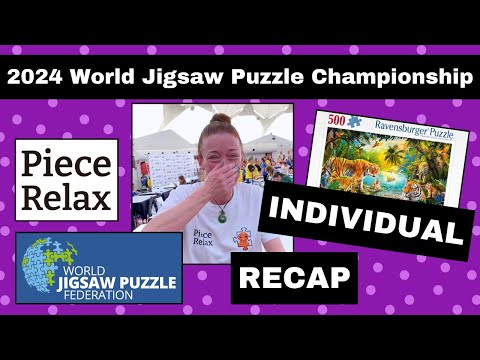 INDIVIDUAL Speed Puzzling Competition - 2024 World Jigsaw Puzzle Championship #puzzle #jigsawpuzzle