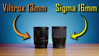 Viltrox 13mm f1.4 Vs Sigma 16mm F1.4