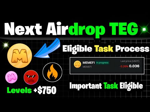 Memefi  Eligible Task 🔥 | Matchain Bitgate wallet connect | Tom Clicker New updates