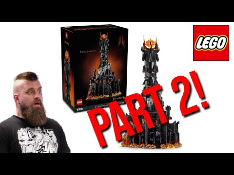 Lego Barad Dur - PART 2 - Build me a Tower worthy of Mordor - The Bonus Show