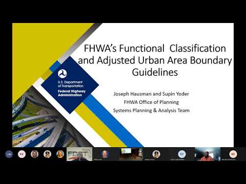 2020 Census Roadway Functional Classification and Urban Boundary Guidelines