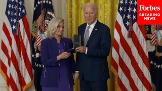 JUST IN: President Biden Awards Presidential Citizens Medals To Liz Cheney, Bennie Thompson, & More