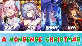 A Nonsense Christmas with Silver Wolf, Robin, March 7th, and Sparkle