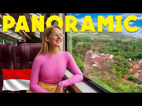 World’s Most Scenic Train - Indonesia’s Panoramic Train From Bandung to Yogyakarta 🇮🇩