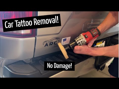 Car Sticker Removal with NO Damage to paint