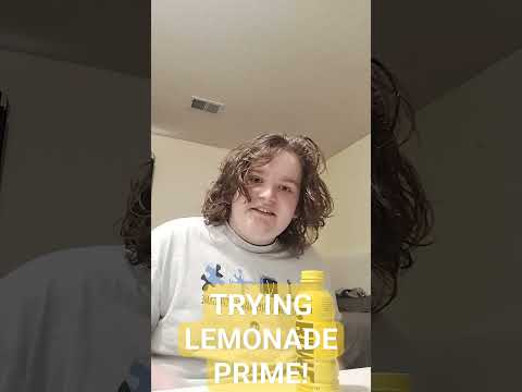 TRYING LEMONADE PRIME! 🍋 # #ksi #prime #loganpaul