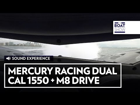 MERCURY Racing Dual Cal 1550 + M8 DRIVE - Experience on Board - The Boat Show