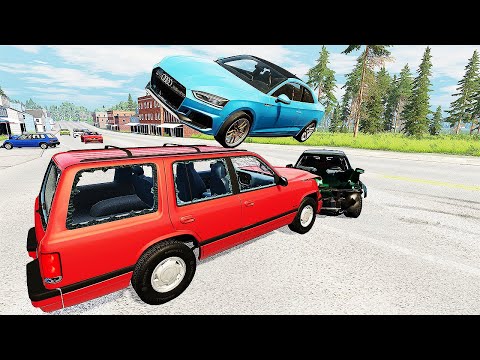 Speed Car VS Traffic Accident #9 High Speed Cars Crashes - BeamNG Drive