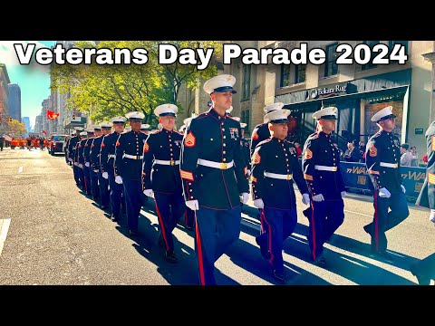 LIVE - New York City 105th Annual Veterans Day Parade 2024