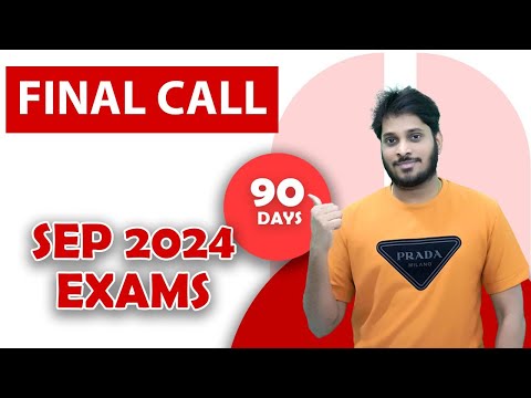 90 DAYS LEFT | CA INTER | SEPTEMBER 2024 EXAMS | PREPARATION STRATEGY