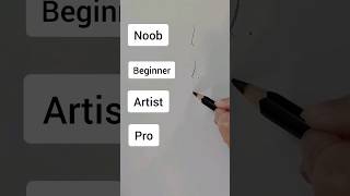 How to draw anime nose noob vs Artist vs pro #shorts #draw #art