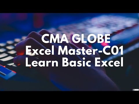 Excel Master-C01| Learn Basic Excel Skills For Beginners | CMA SIDDHARTH GUSAIN