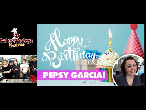 Pepsy Garcia Live Stream from Bakers Bodega Express, Halloween Coffin Cake