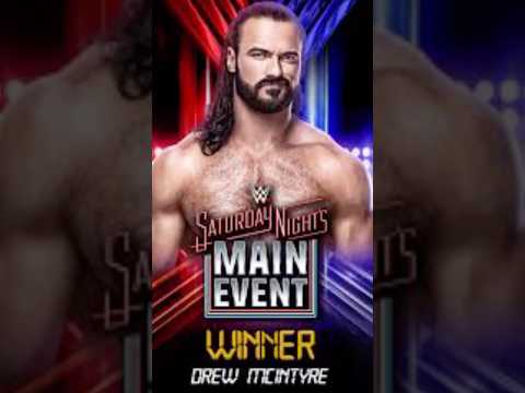 Saturday night main event winner Drew McIntyre #drewmcintyre #snme #samizayn #shorts