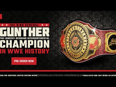 Brand New Gunther 666 Days Signature Series Championship Now On WWE Shop