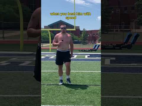 How to set up Jab Step #dline #footballtips #footballdrills #passrush