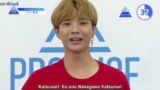 【PRODUCE 101 JAPAN】Introdução Nakagawa Katsunari [LEGENDADO PT-BR]