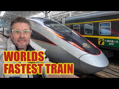 First Class on China's ULTRA High-Speed  Flat Bed Train.