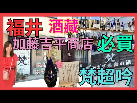 [福井縣 鯖江市 「梵」加藤吉平商店 酒藏買酒] 其中一個出靚米的縣 必有靚清酒 酒藏買清酒 必買 梵超吟 冰溫熟成 吉平清酒 所有清酒款式都有得賣  福井自駕遊 #鯖江市 #福井県