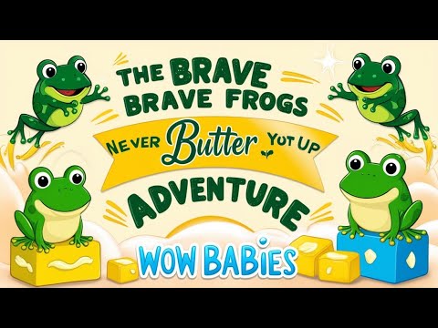 The Brave Frogs| Butter Adventure| Never Give Up| Wow Babies #moralstory