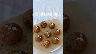 these carrot cake bites are perfect for a mid-morning snack! #healthycooking #easyrecipe #nobake