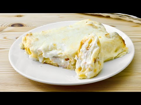 SMOKED SALMON AND BÉCHAMEL CREPES: CREAMY and TASTY!