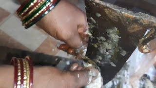 Katti Chepalu Cleaning and Cutting at Home | How to Clean Small Easyli | Katti Parigelu Chepalu