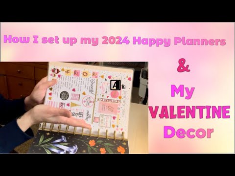 Fun Planner Talk, and My Valentine Decorations 🩷